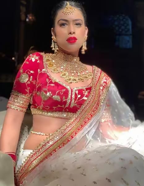 Nia Sharma bridal look indian tv actress