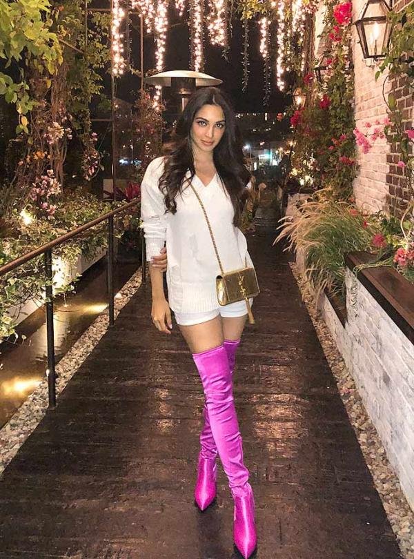 kiara advani thigh high boots bollywood actress