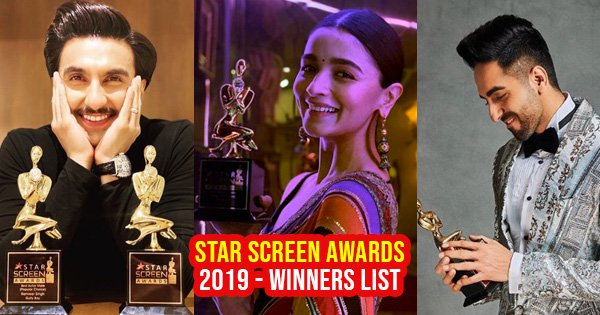 star screen awards 2019 full list of winners