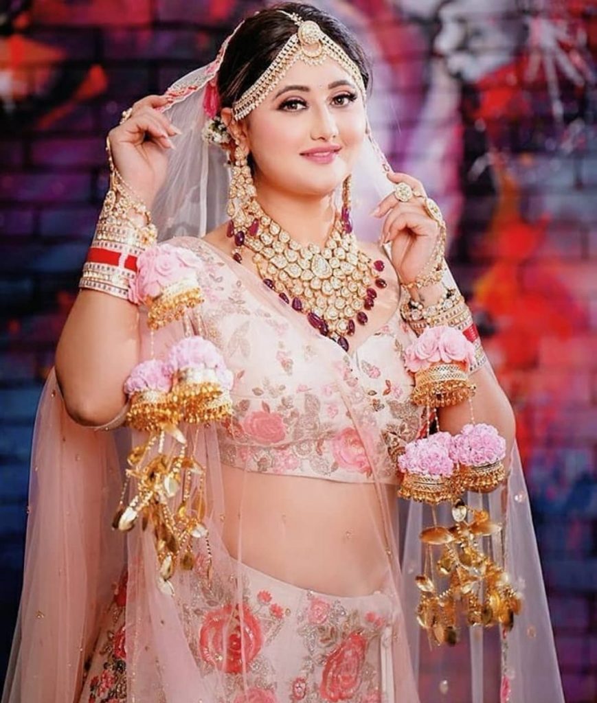 Rashami Desai bridal look indian tv actress