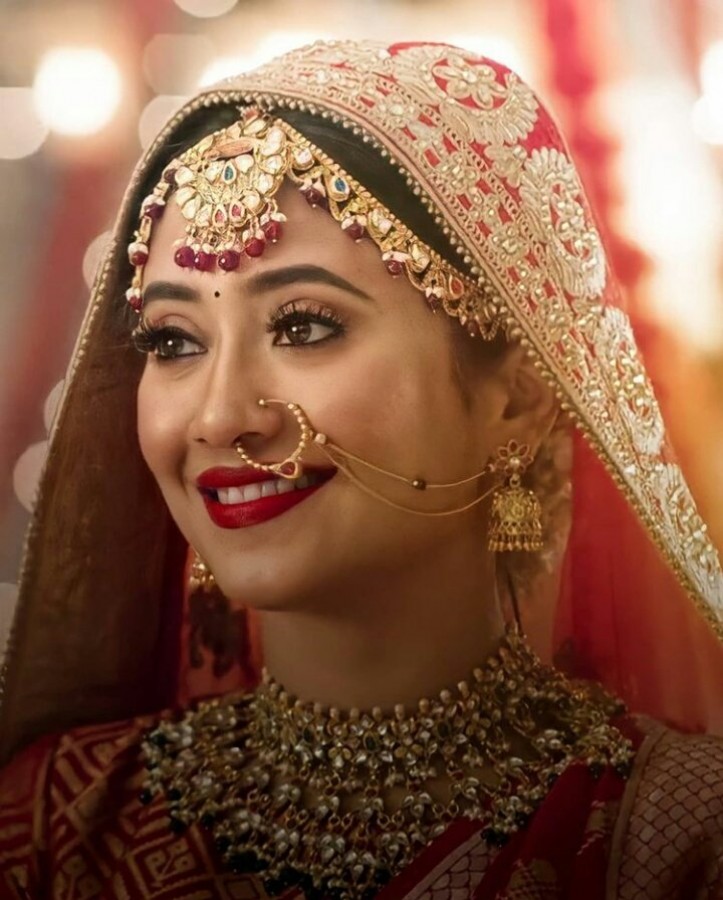 Shivangi Joshi bridal look indian tv actress