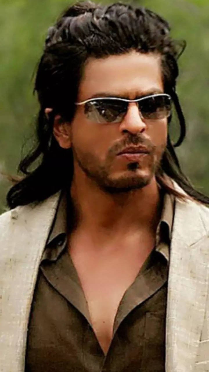 Shah Rukh Khan long hair bollywood actor hero