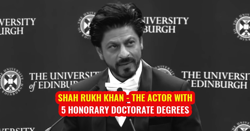 shah rukh khan all doctorate degree and inspiring speeches