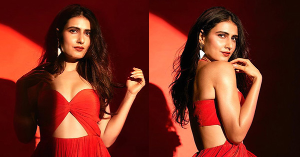 fatima sana shaikh red dress looking stunning bollywood actress