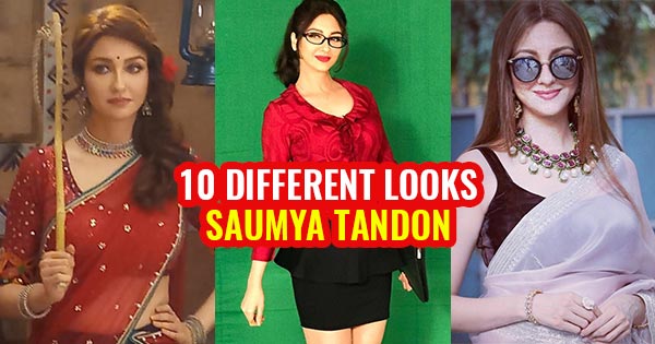 saumya tandon 10 different looks in saree tight top anita bhabhi