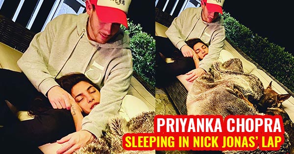 priyanka chopra sleeping in nick jonas lap viral photo with husband