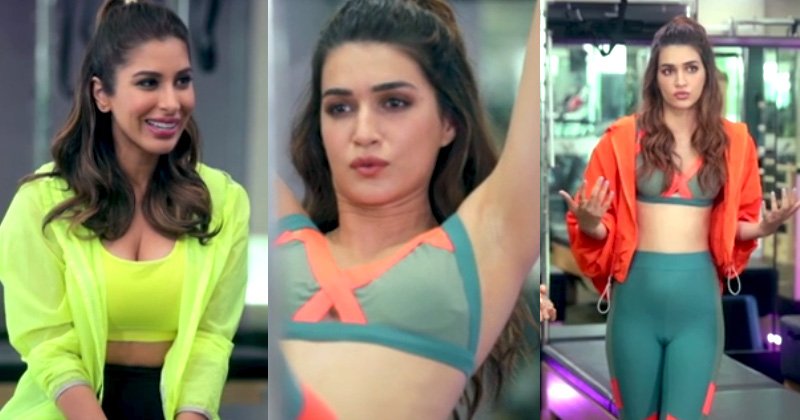 work it up with sophie episode 1 kriti sanon bollywood actresses in gym