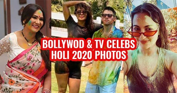 bollywood actress holi 2020 photos