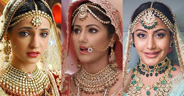 indian tv actress bridal look