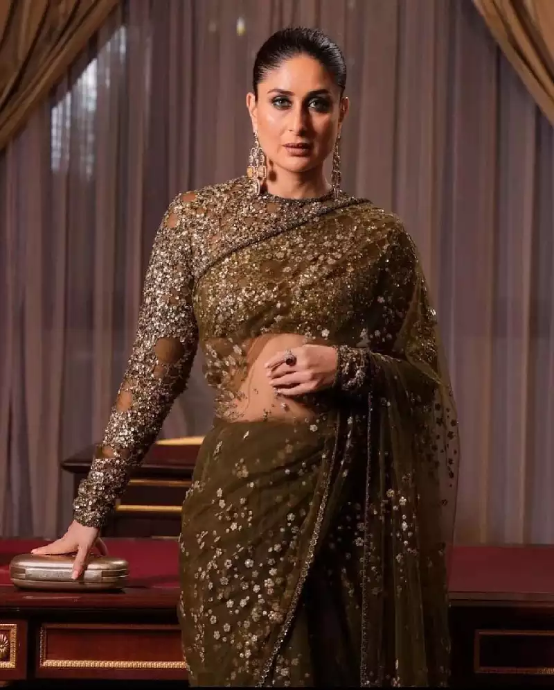 kareena kapoor full sleeves blouse saree