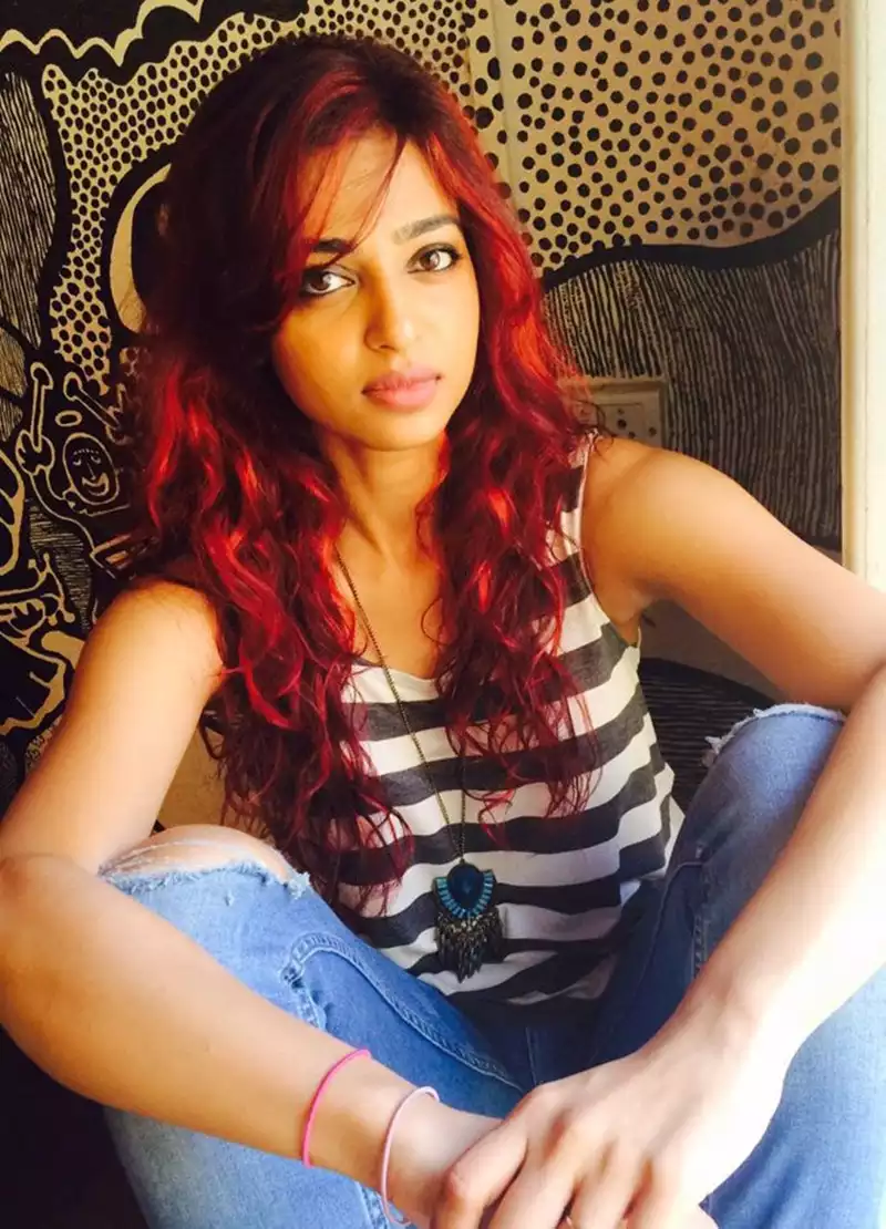 radhika apte red hair indian actress