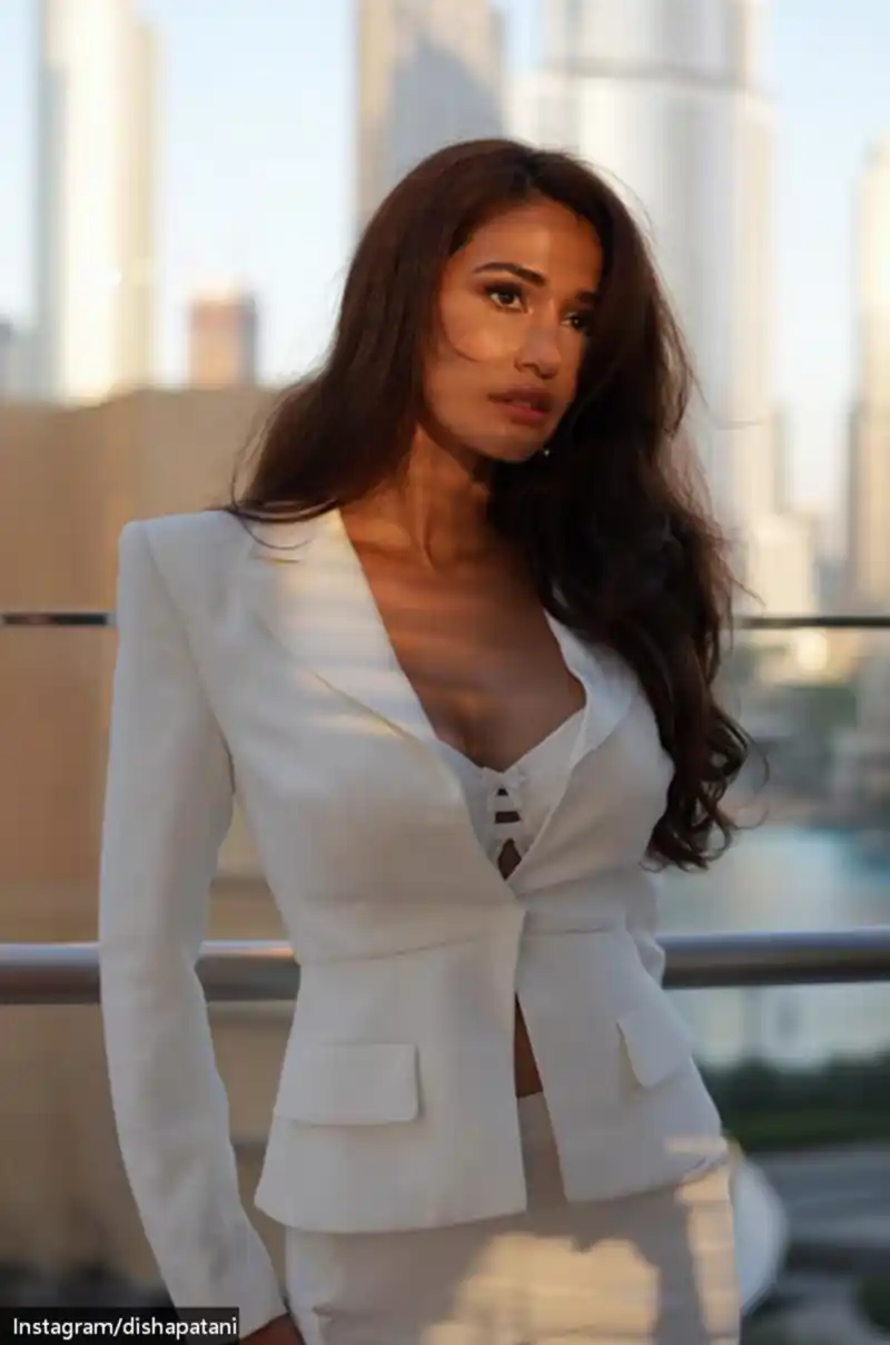 disha patani white blazer bra skirt kalki actress (5)