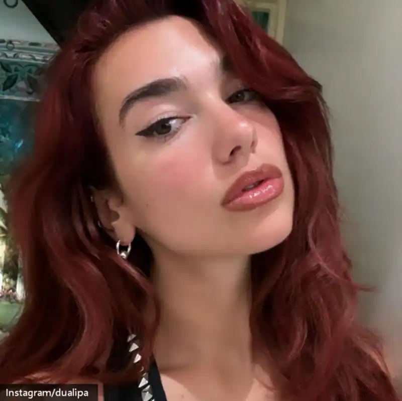 dua lipa face selfie 19