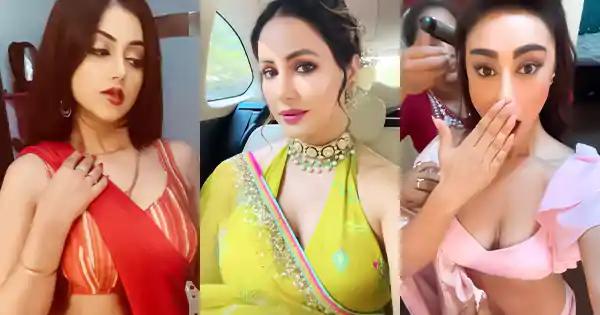naagin actress saree selfie hina reema