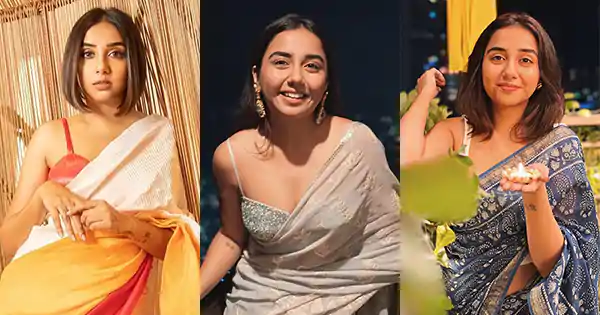 prajakta koli saree mismatched actress mostlysane